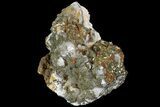 Pyrite On Calcite & Quartz - El Hammam Mine, Morocco #80370-1